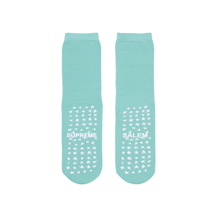 Buy Supreme x Salem Hospital Socks 'Light Blue' - SS26A83 LIGHT