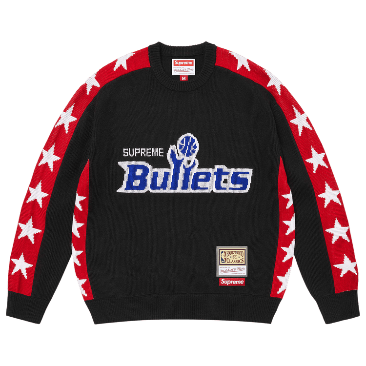 Buy Supreme x Mitchell & Ness Teams Sweater 'Black' - SS26SK36