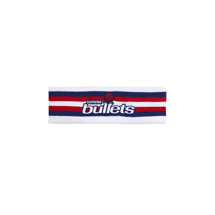 Buy Supreme x Mitchell & Ness Teams Headband 'White' - SS26BN47