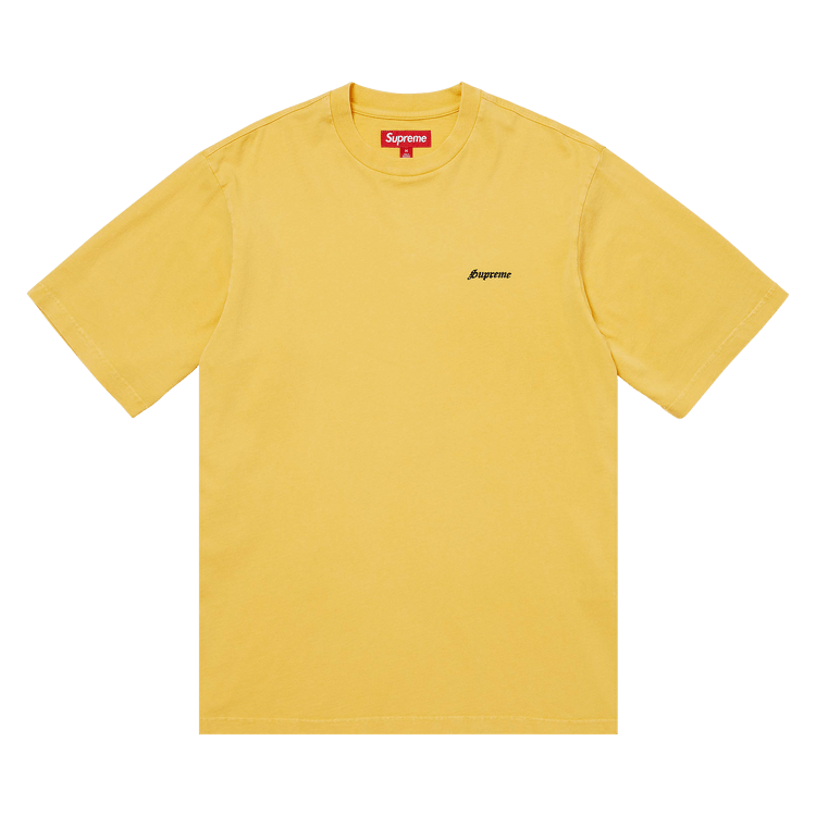 Buy Supreme Washed Short-Sleeve Top 'Yellow' - SS26KN80 YELLOW | GOAT