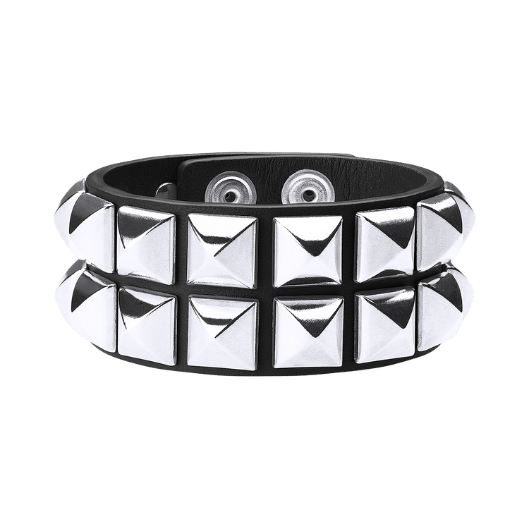 Buy Supreme Studded Leather Bracelet 'Black' - SS26B38 BLACK | GOAT