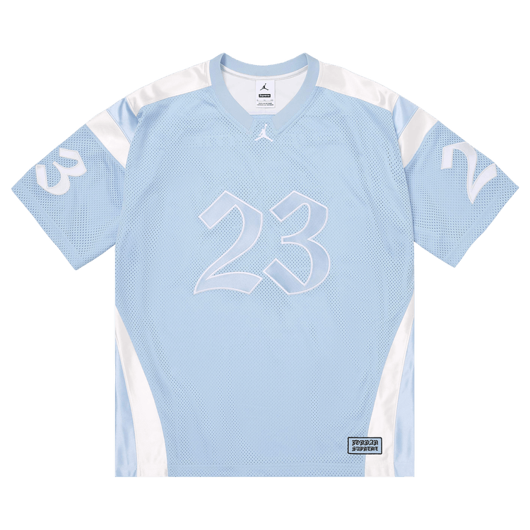 Buy Supreme x Jordan Warm Up Jersey 'Light Blue' - SS26KN23 LIGHT