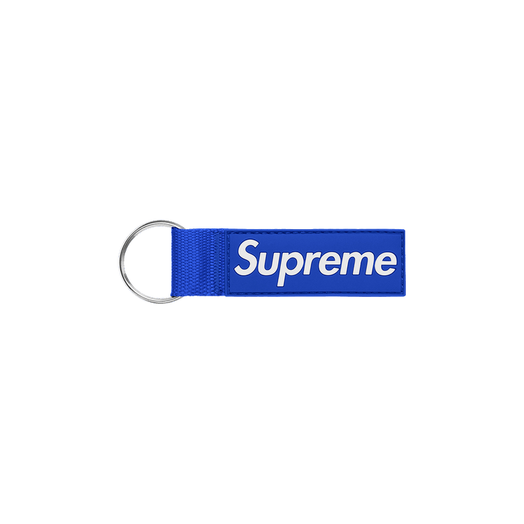 Buy Supreme Webbing Keychain 'Royal' - SS26A135 ROYAL | GOAT