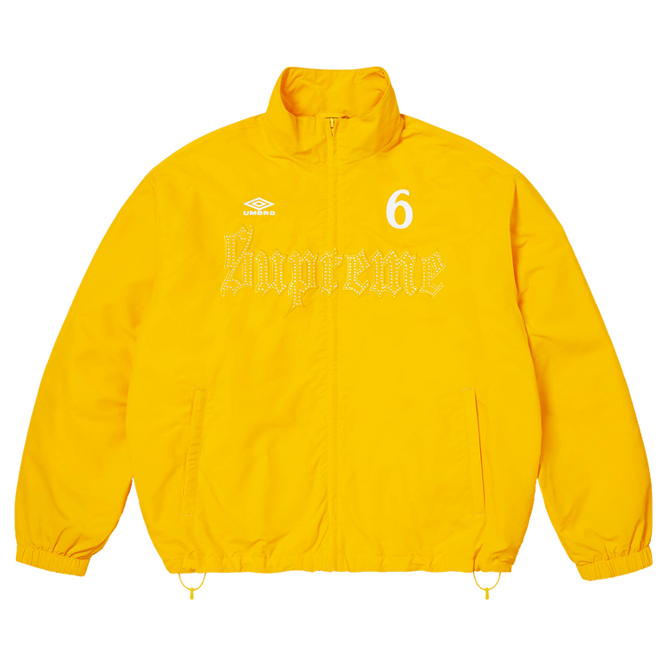 Buy Supreme x Umbro Rhinestone Track Jacket 'Yellow' - SS26J100