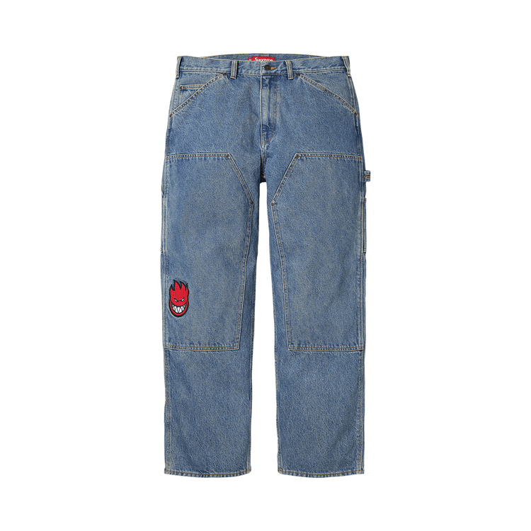 Buy Supreme x Spitfire Double Knee Painter Pant 'Denim' - SS26P64