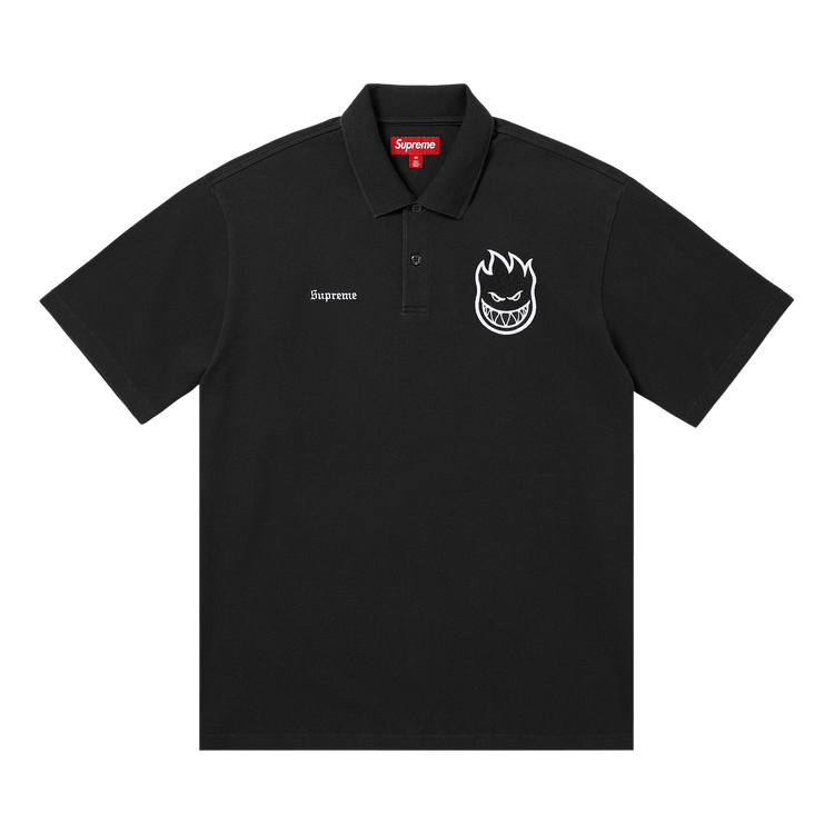 Buy Supreme x Spitfire Polo 'Black' - SS26KN57 BLACK | GOAT