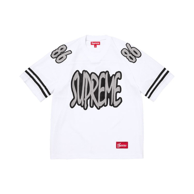 Buy Supreme Reflective Jersey 'White' - FW26KN22 WHITE | GOAT