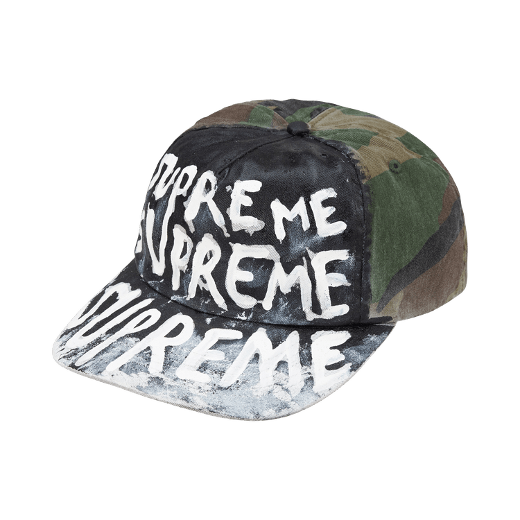 Buy Supreme Painted 5-Panel 'Woodland Camo' - FW26H39 WOODLAND