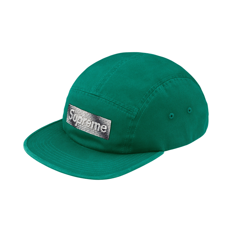 Buy Supreme Rhinestone Label Camp Cap 'Green' - FW26H102 GREEN | GOAT