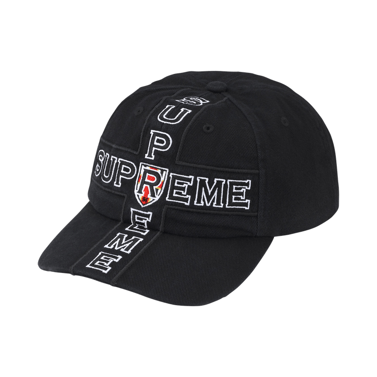 supremeCOMMEdesページ Buy Supreme Cross 6-Panel 'Black' - FW26H63 BLACK | GOAT