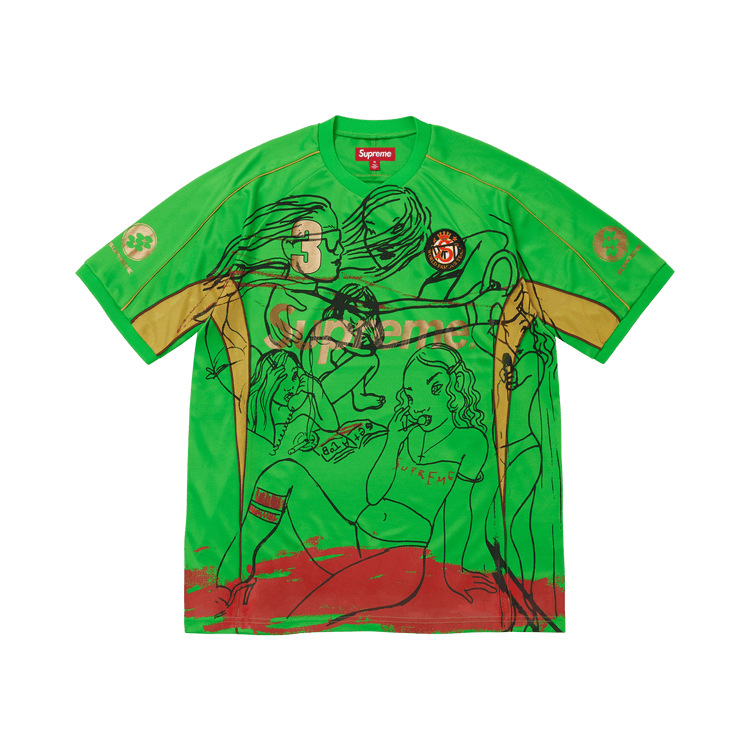 Buy Supreme x Rita Ackermann Jersey 'Green' - FW26KN27 GREEN | GOAT