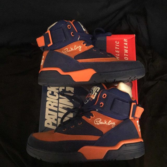 patrick ewing shoes navy blue