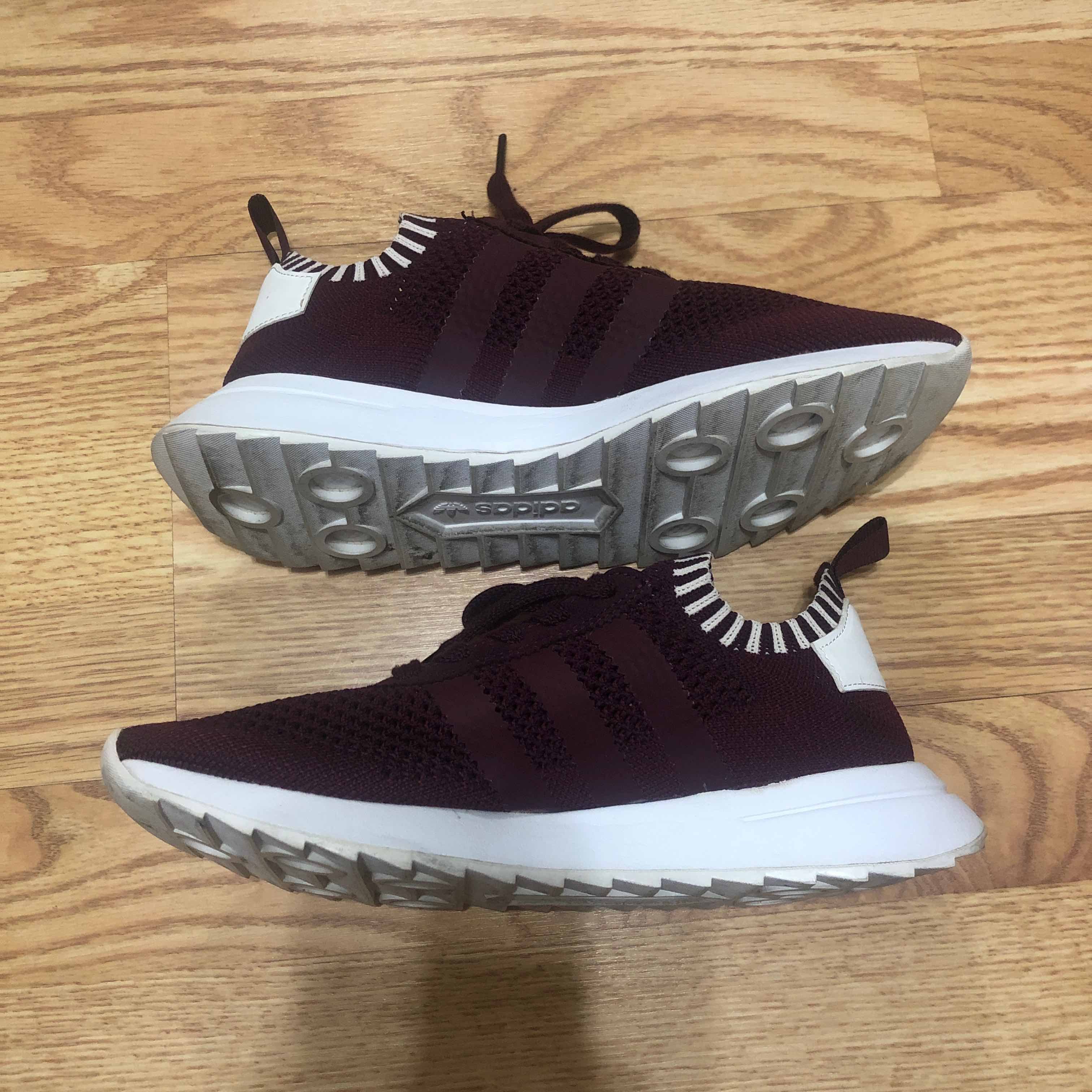 Adidas flashback primeknit maroon best sale