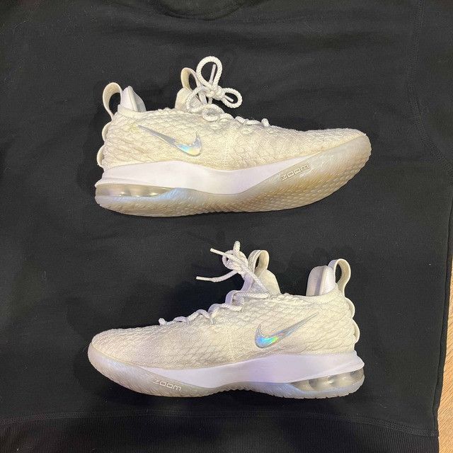 lebron 15 orange and grey
