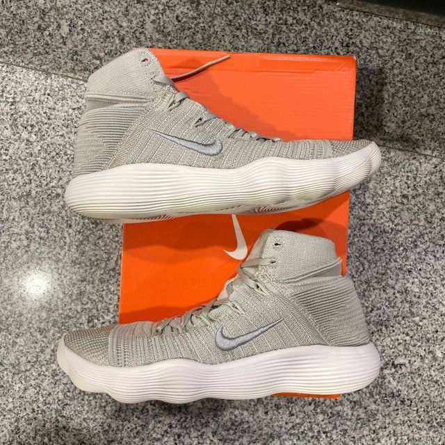 Hyperdunk 2017 best sale flyknit grey