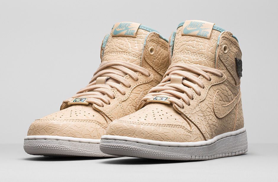 Pre-owned Air Jordan 1 Retro High Og Gg 'pearl' In Tan