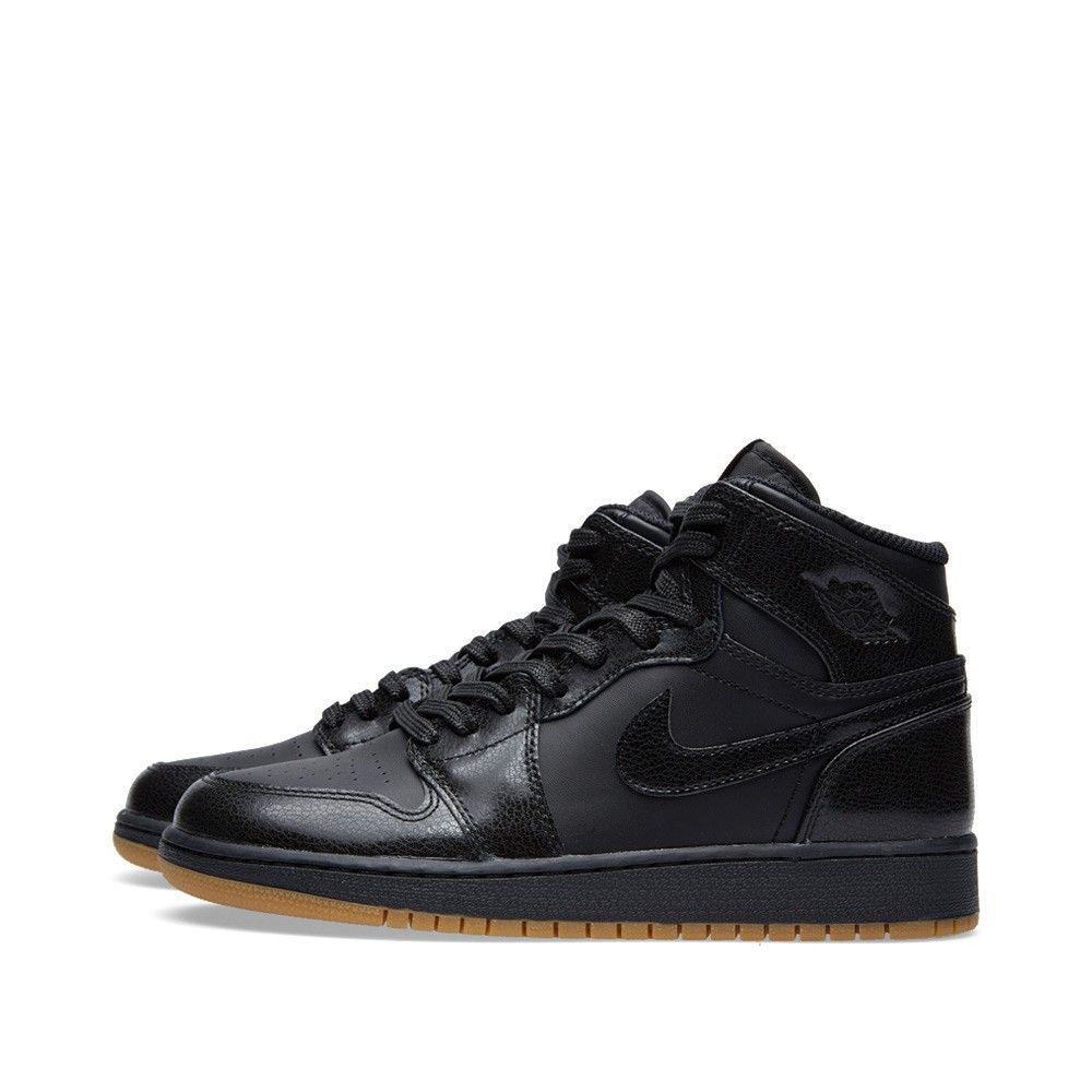 Pre-owned Air Jordan 1 Retro Bg 'black Gum'