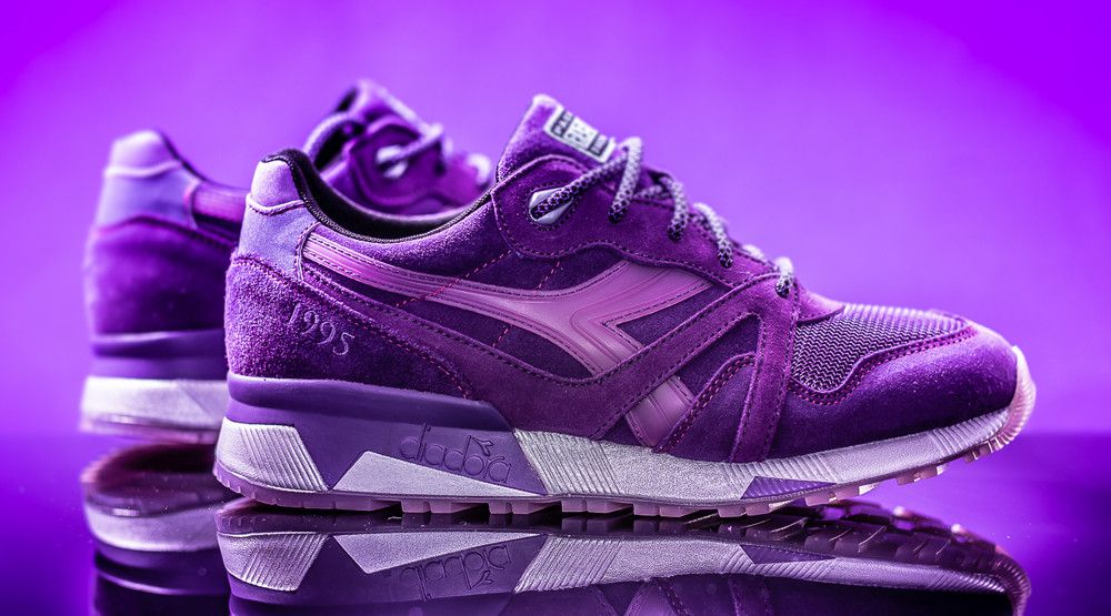 DIADORA PACKER SHOES X RAEKWON X N 9000 'PURPLE TAPE'