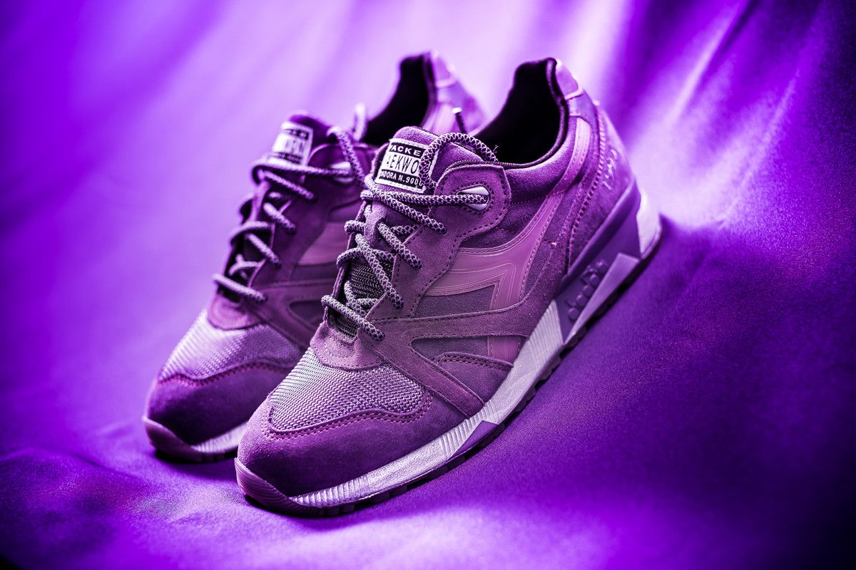 DIADORA PACKER SHOES X RAEKWON X N 9000 'PURPLE TAPE'