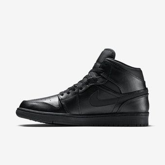 Nike air jordan 1 mid heren sneaker grijs met korting bij Sneakerbron