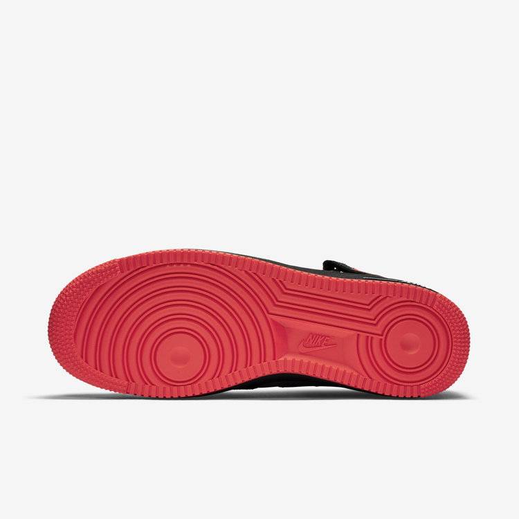Nike Air Force 1 Mid, Black • Crimson • Hot Lava Men's Size 11, 315123-031