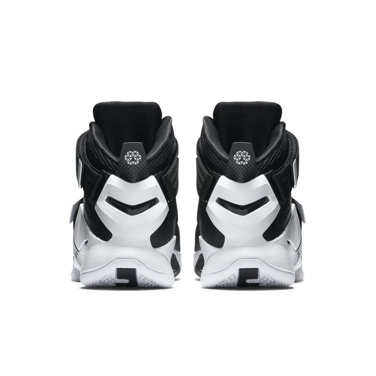 Lebron soldier 9 black and white hot sale