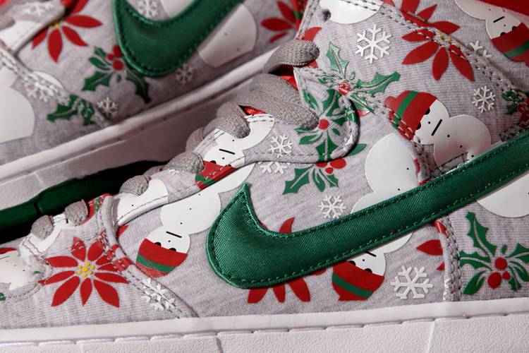 canvas Cadeau Voeding Buy Concepts x Dunk High Premium SB 'Ugly Christmas Sweater' - 635525 036 -  Grey | GOAT