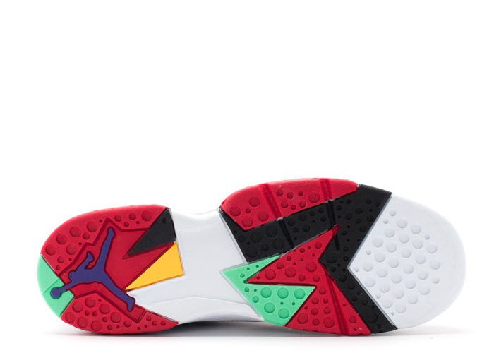 Pre-owned Air Jordan 7 Retro Bp 'hare' In White