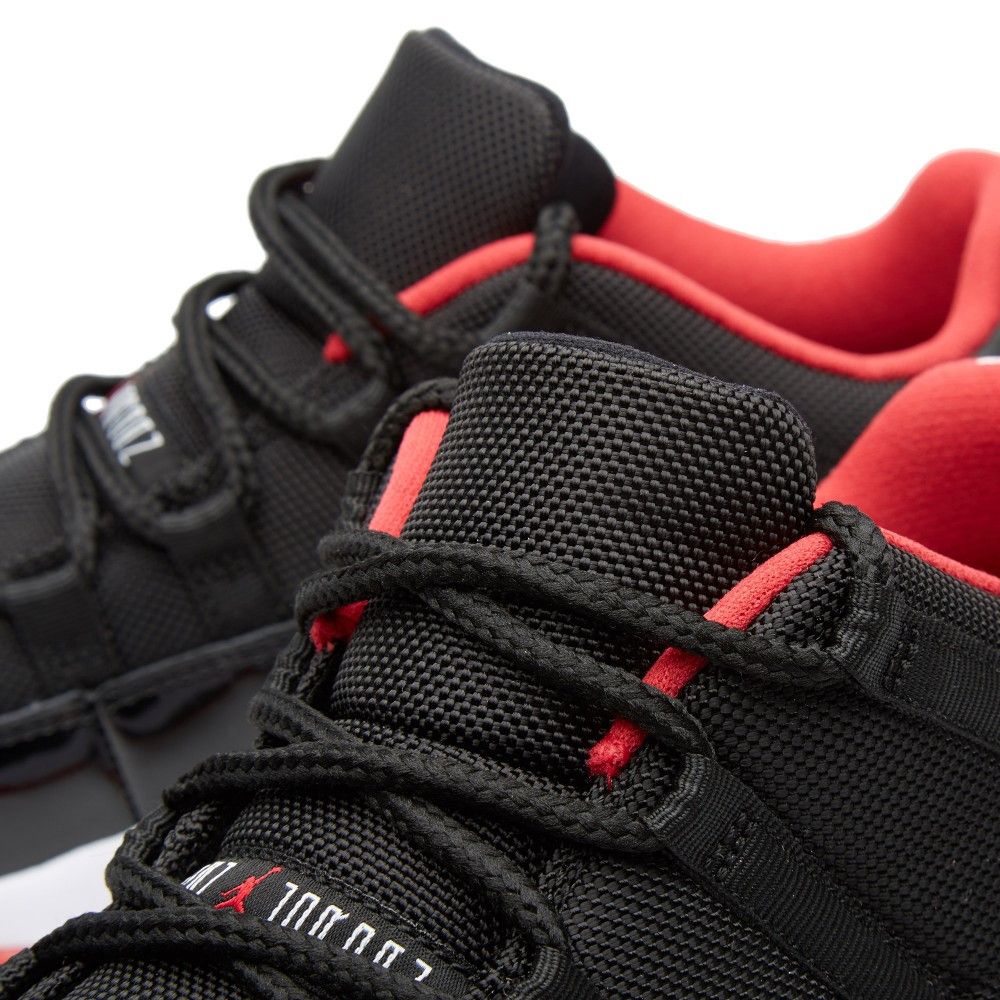 Pre-owned Air Jordan 11 Retro Low Bg 'bred' In Black