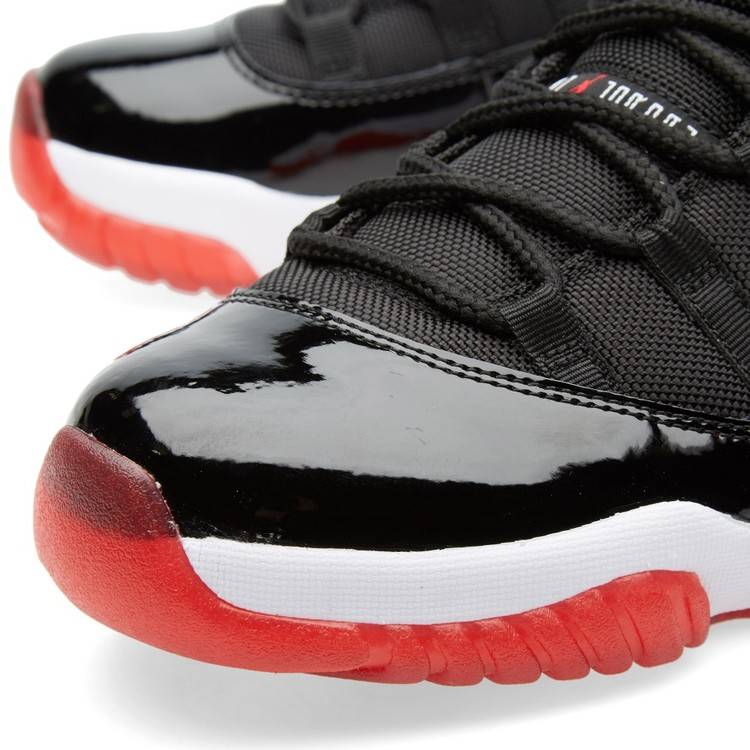 Nike Air Jordan Retro XI 11 Low Bred Black True Red White 528895-012