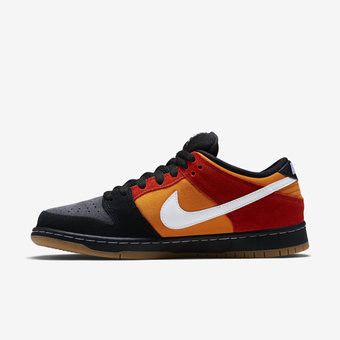 Sb dunk low pro on sale qs black orange flash