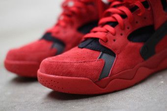 All red huaraches high top hotsell