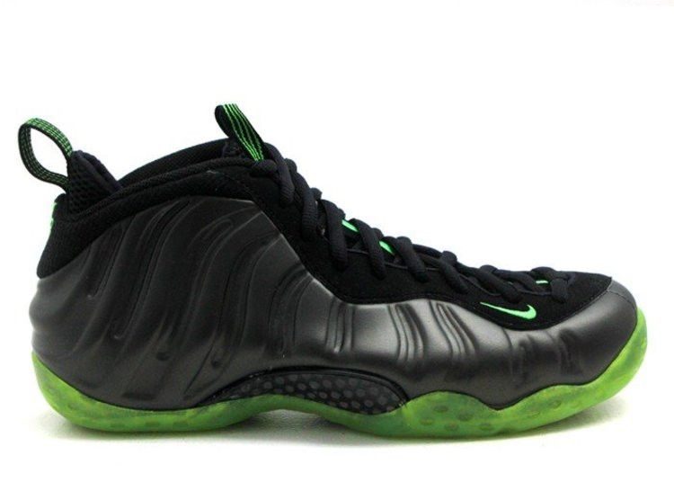 Nike foamposite electric store green