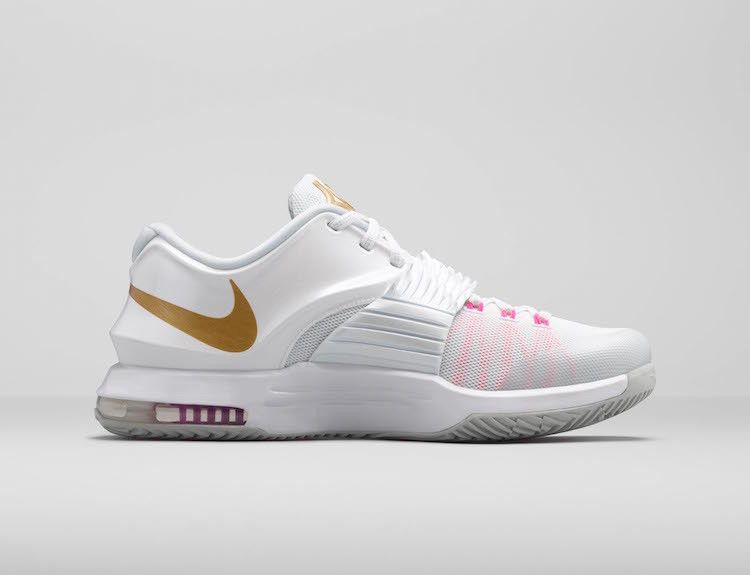 Kd 7 clearance white and gold