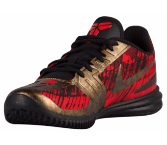 nike kobe mentality red gold