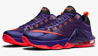 purple and red lebrons