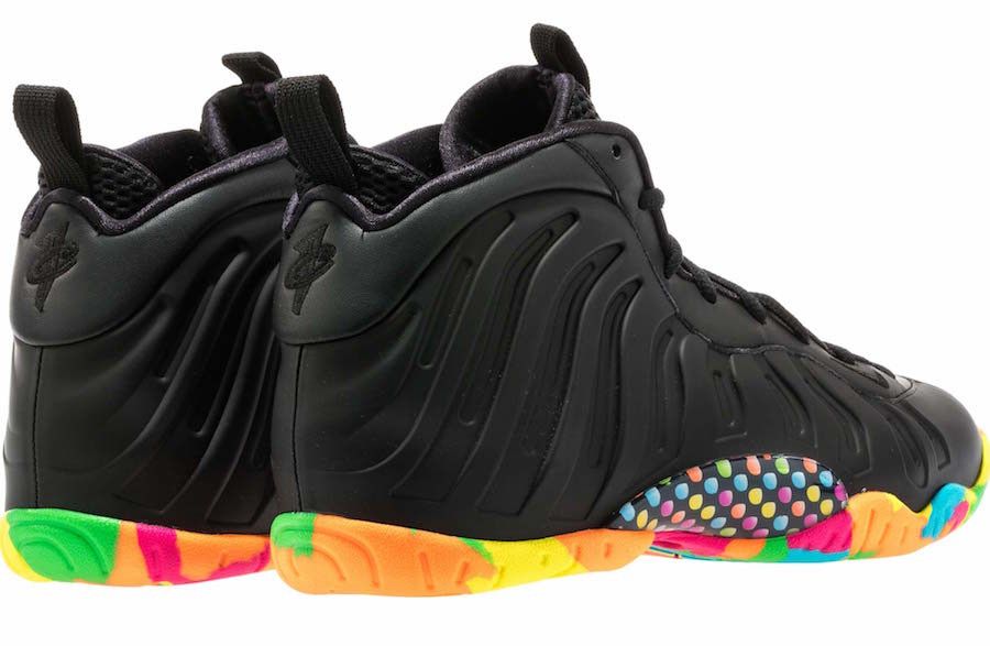Pre-owned Nike Lil Posite One Gs 'fruity Pebbles' In Black