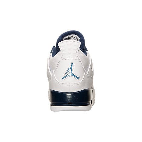 Pre-owned Air Jordan 4 Retro Ls Ps 'legend Blue' In White