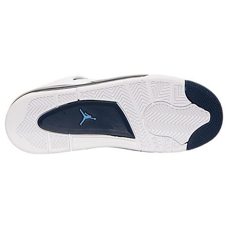Pre-owned Air Jordan 4 Retro Ls Ps 'legend Blue' In White