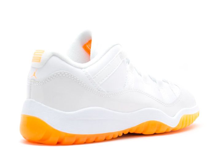 Pre-owned Air Jordan 11 Retro Low Gp 'citrus' In White