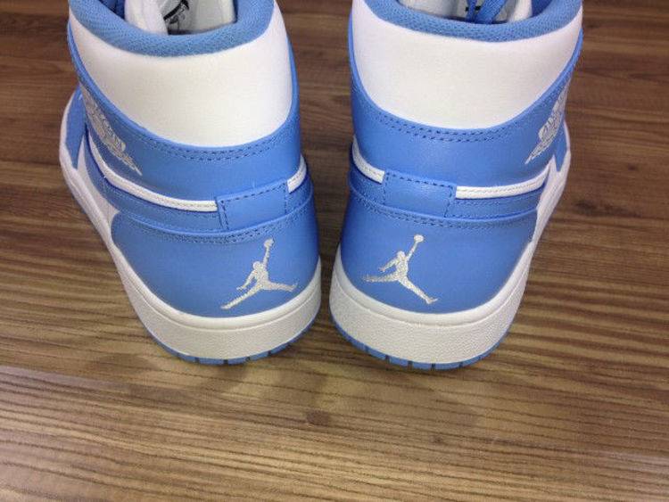 Nike Air Jordan 1 Mid Custom 'UNC Pollocks' Edition