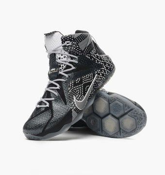 Lebron 12 black hot sale history month