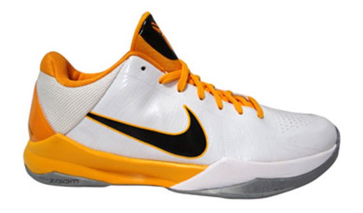 Nike zoom Kobe 5 ホワイト/ゴールド シューズ Nike Zoom Kobe 5 White/Golden/Purple 386430-102