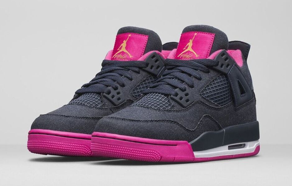 Pre-owned Air Jordan 4 Retro Gg 'denim' In Blue