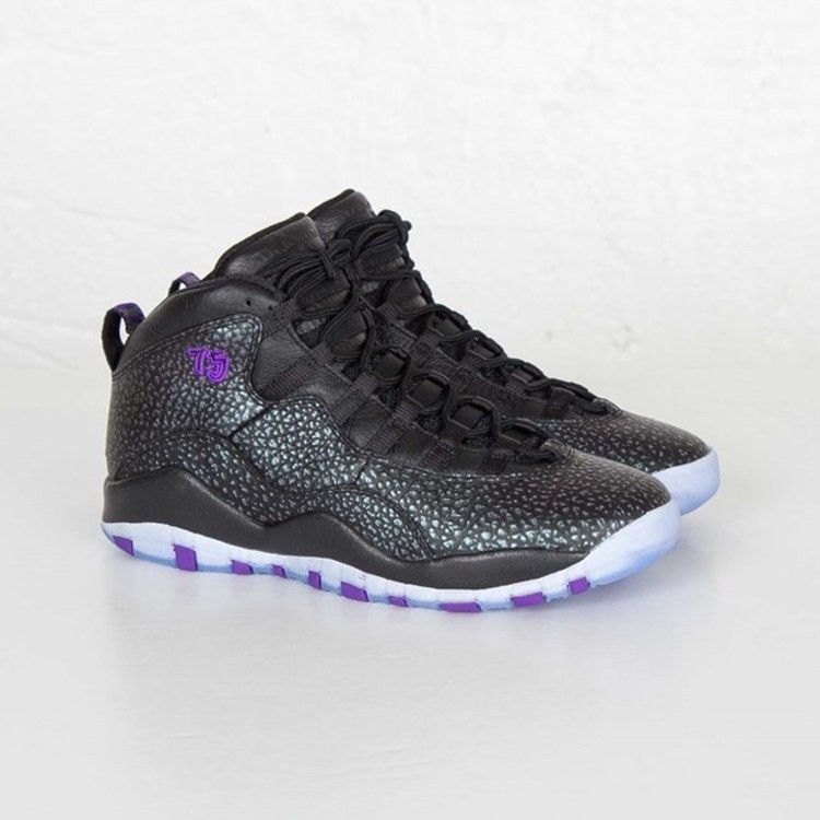 Nike Air Jordan 10 Retro'Paris' BG Black Fierce Purple-Black 310806-018, BUY Air Jordan 1 Elevate Low WMNS Panda