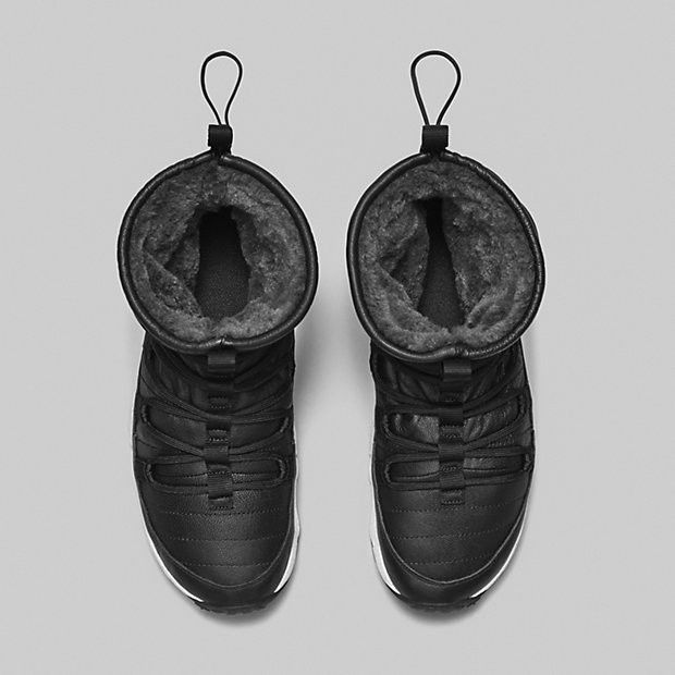 Pre-owned Nike Foostscape Route Sneakerboot In Black