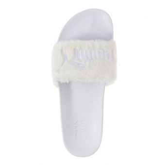 Fenty puma fur outlet slides white