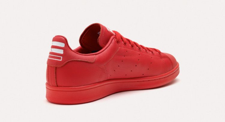 pharrell x adidas originals stan smith red b25385