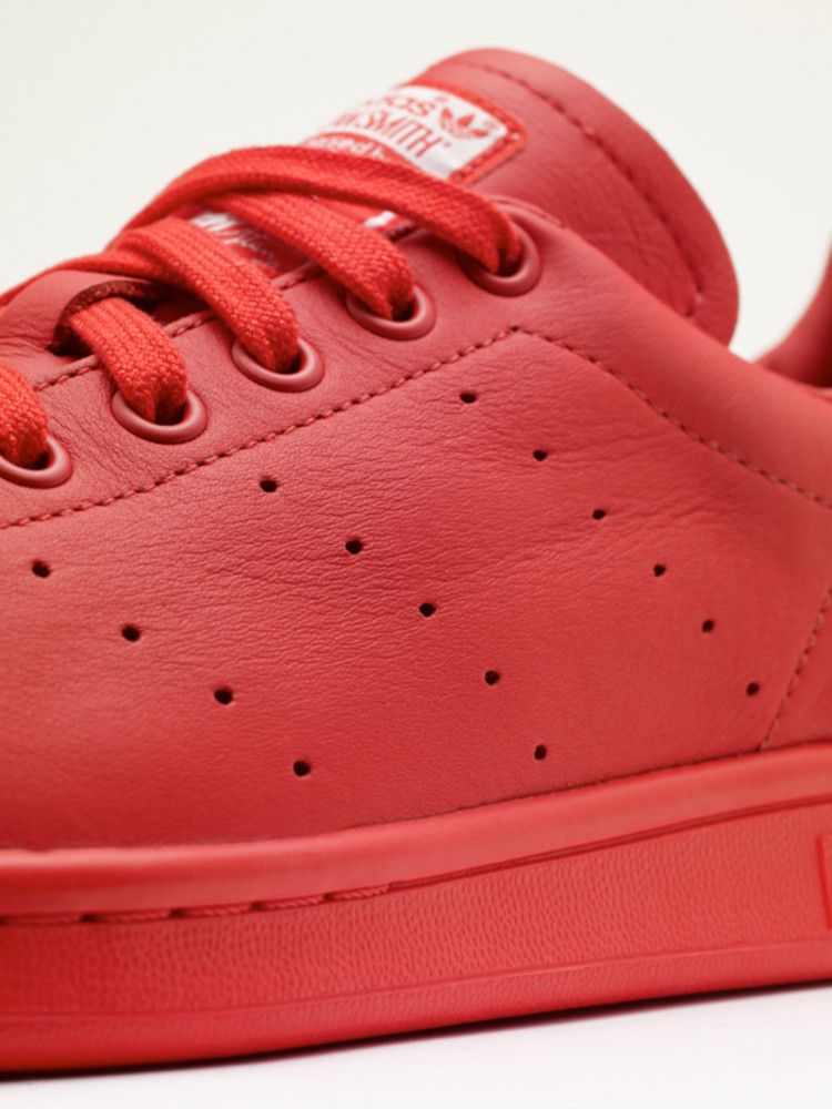 pharrell x adidas originals stan smith red b25385