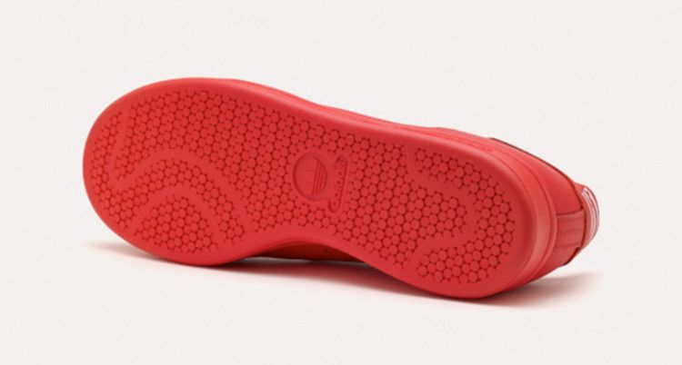 pharrell x adidas originals stan smith red b25385